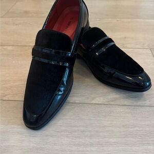 Elegant Black Patent Leather Loafers